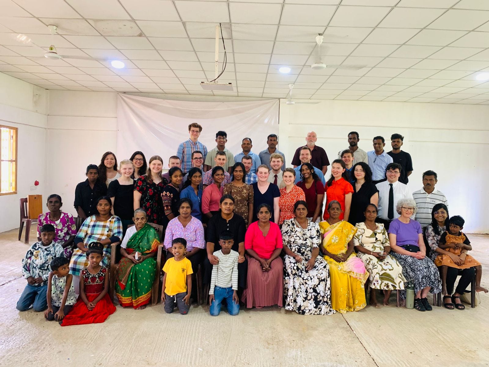 The team with the Kilinochchi congregation