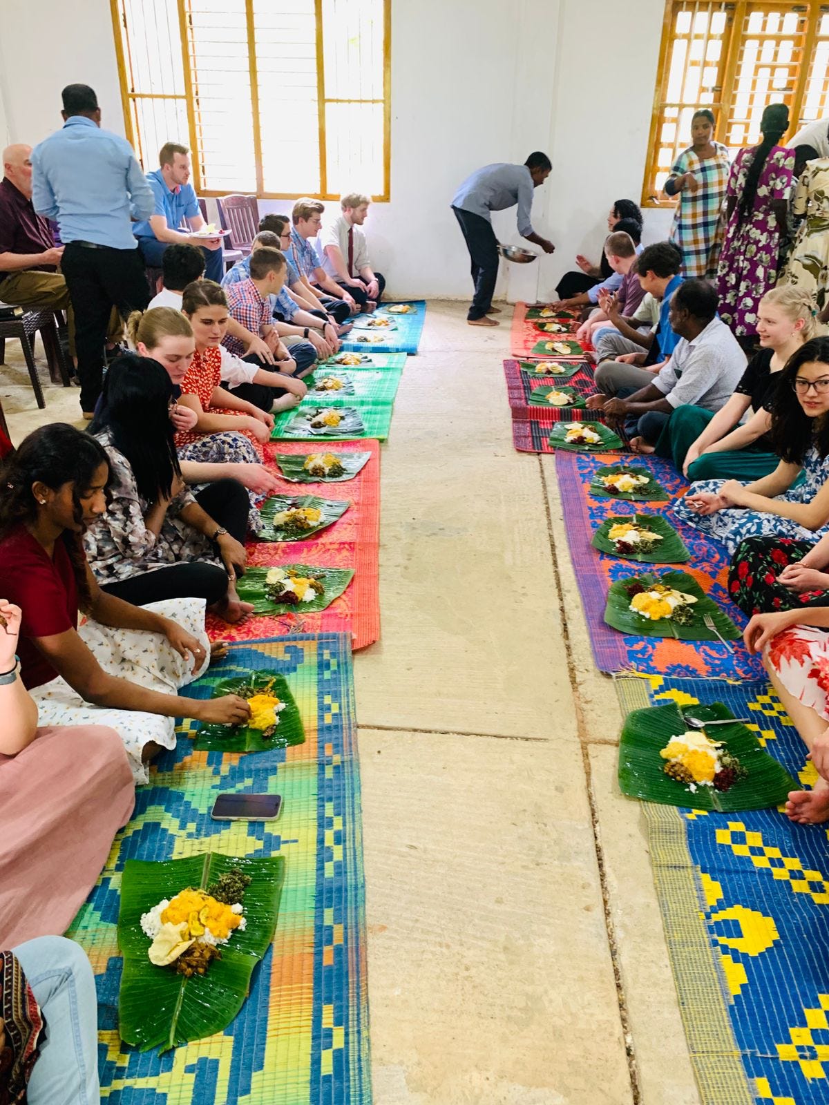 Fellowship lunch at the Kilinochchi church